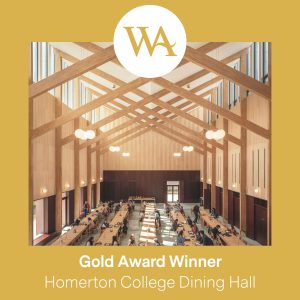 Wood Awards 2022 Homerton College Dining Hall Gold Award Square scaled